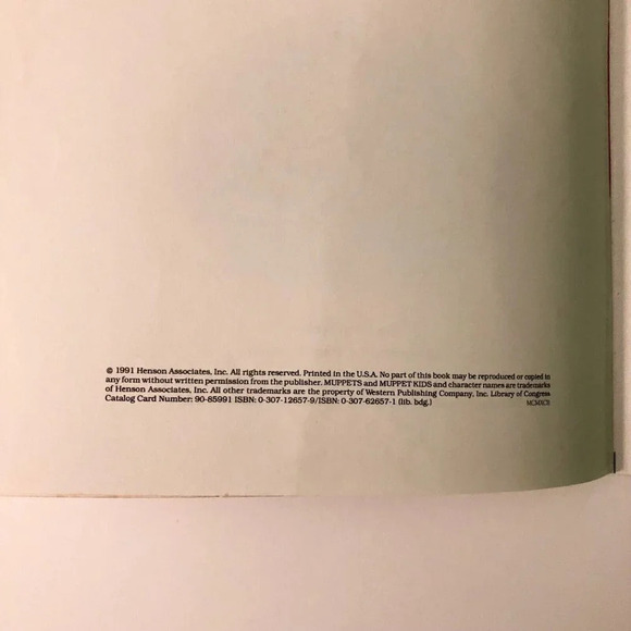 Vintage 1991 Too Many Promises Muppet  Kids Childrens Golden Look Look Book - Picture 9 of 16